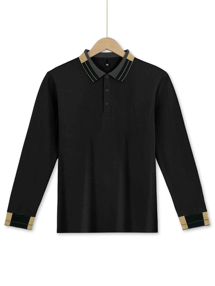 Long Sleeve Lapel Men&