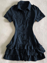 Navy Blue Cake Shirt Women&