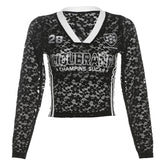 Solid Color Slim Fit Midriff-Baring Long Sleeve Top for Women - Florence Luxe