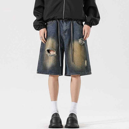 American Ripped Jeans for a Vintage High Street Look