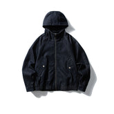 Autumn Denim Hooded Jacket for Men and Women - Retro Casual Loose Washed Denim Jacket - Florence Luxe