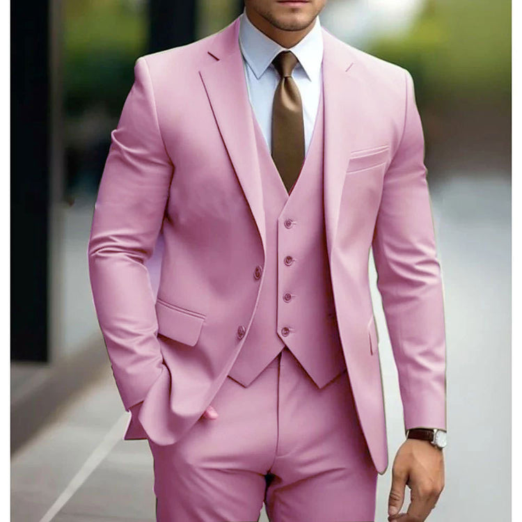 Business Casual Three-Piece Suit for Bridegroom Men&