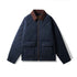 Corduroy Plaid Jacket - Rhombus Cotton-Padded Coat for Ultimate Comfort