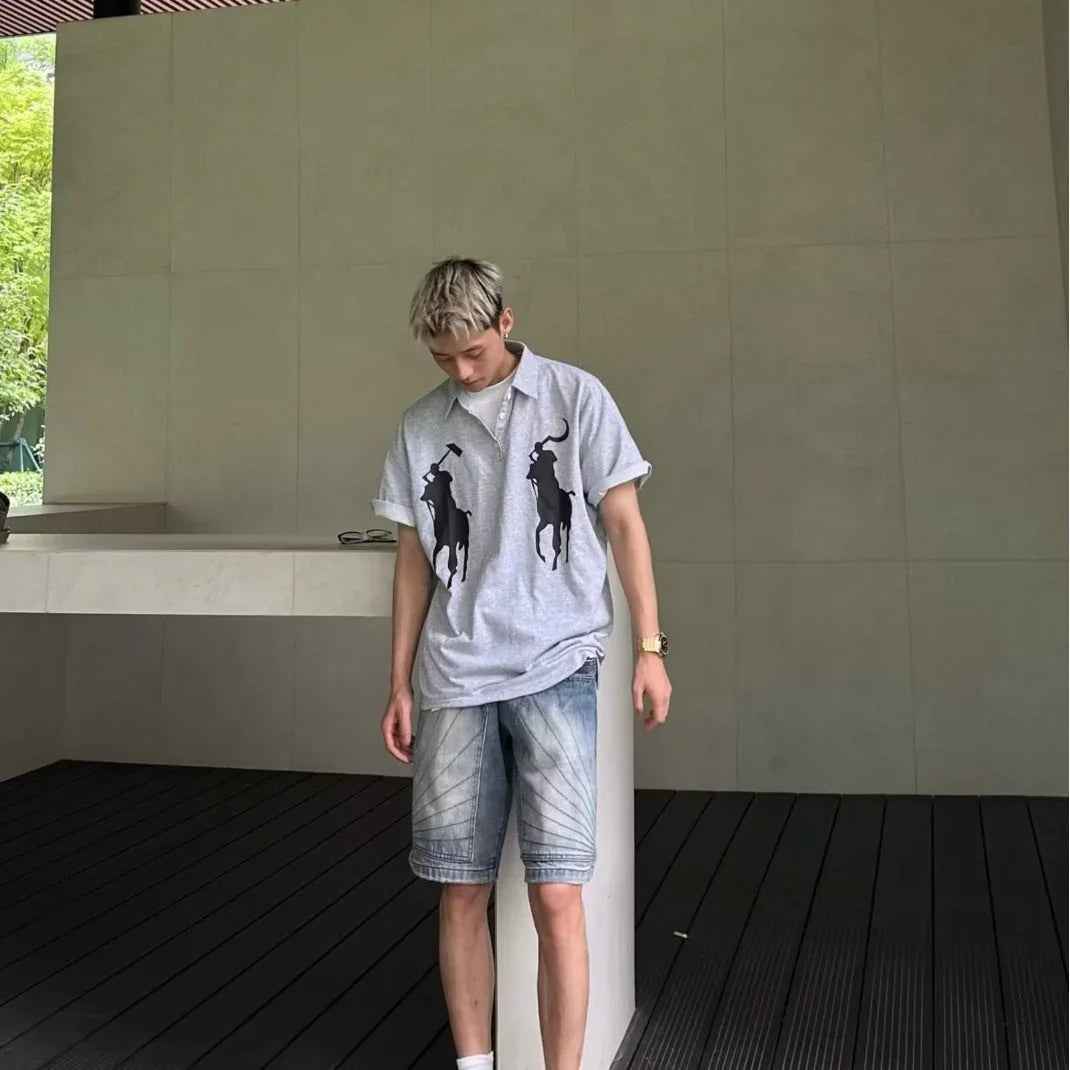 American Retro Do The Old Cowboy Shorts For Men And Women