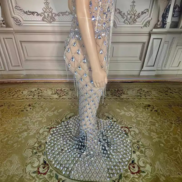 No Back Traceless Sexy Elegant Fishtail Gown - Florence Luxe