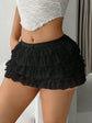 European and American Sexy Lace Bow Shorts with Nine Layers for Ultimate Comfort - Florence Luxe
