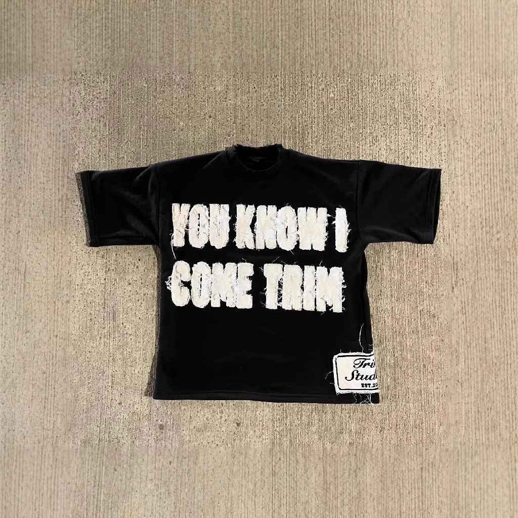 Loose Round Neck Ins Short Sleeve Top