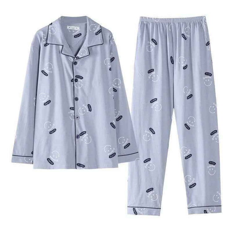 Full Cotton Thin Section Plus Size Plaid Outerwear for Comfortable Homewear