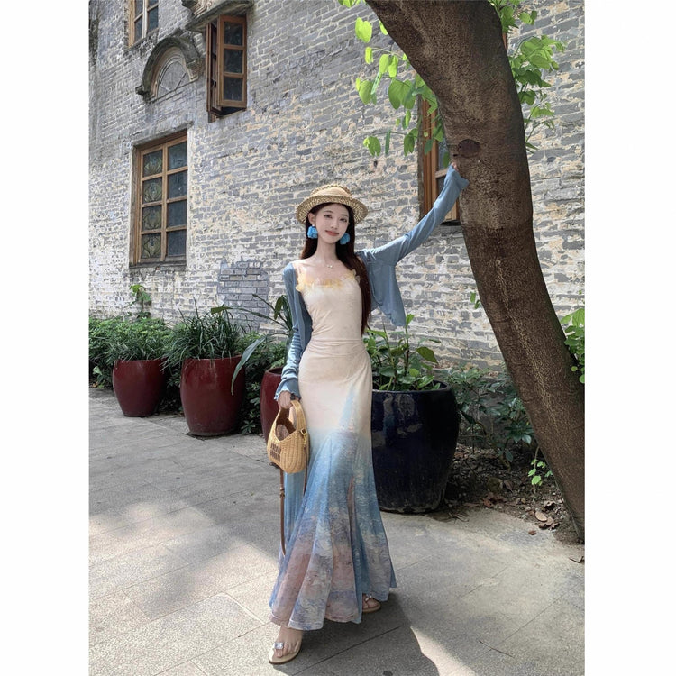 Pure Waist Slimming Dress - Effortless Elegance with Fishtail Midi Fit - Florence Luxe