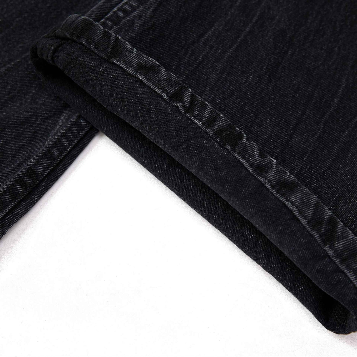 American Washed Old Lightning Crack Jeans