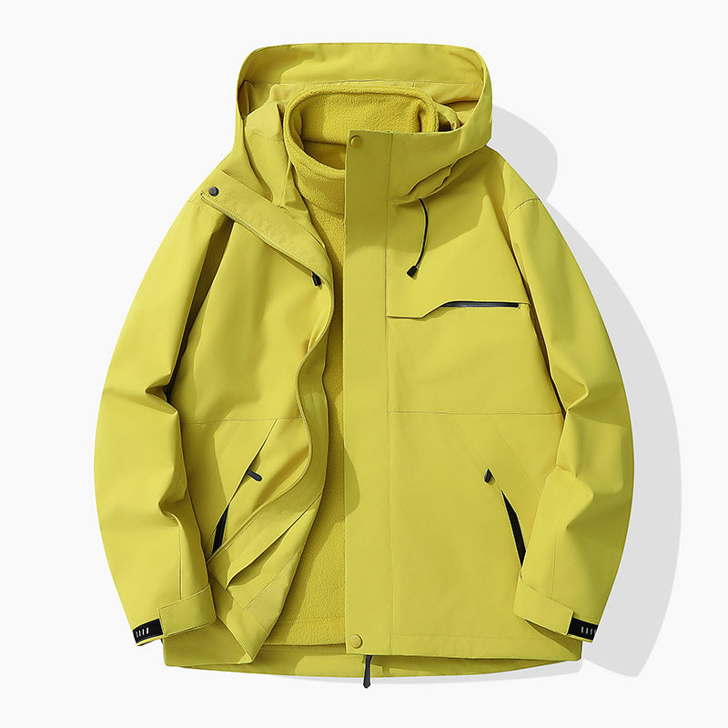 Outdoor Waterproof Jacket Men - Cotton Coat for All Weather Conditions - Florence Luxe