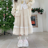 Plush Big Swing High Waist Plush Skirt for Effortless Style - Florence Luxe