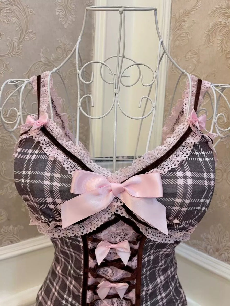 European And American Pure Desire Girly Style Vest.