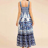 Printed Sleeveless Dress Fashion Temperament Spaghetti For Women - Florence Luxe