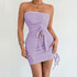 Strapless Bodycon Dress - Sexy Hot Girl Style - Florence Luxe