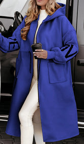 Hooded Windbreaker Coat for Women - Stylish Trench Coat for Fall & Winter - Florence Luxe