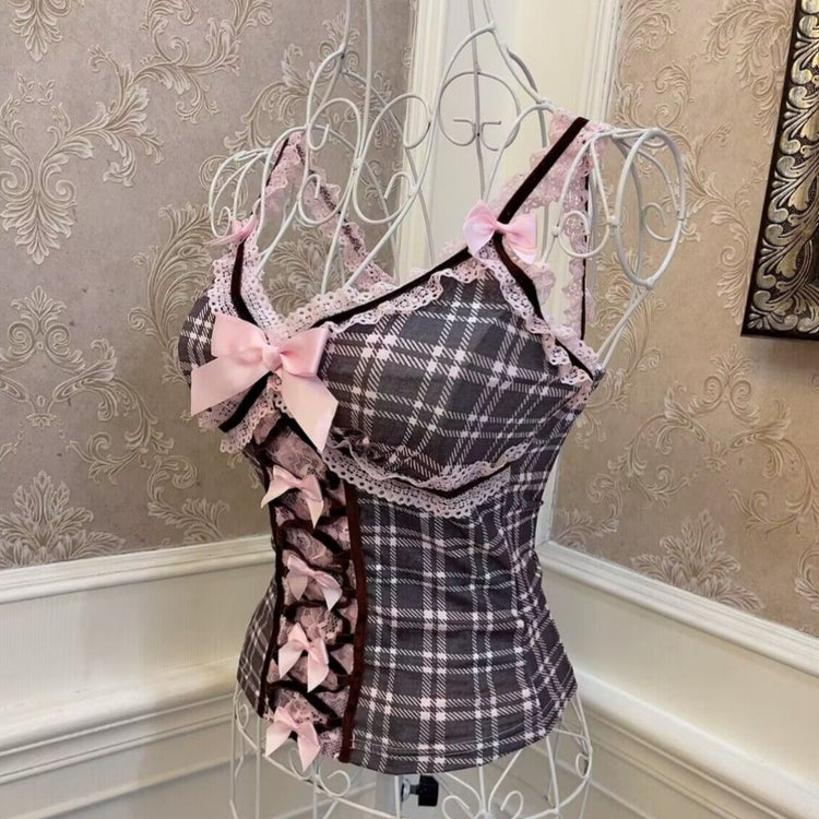 European And American Pure Desire Girly Style Vest.