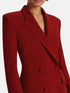 Red Double-Breasted Blazer Trousers Suit - Stylish 2-Piece Set for Any Occasion