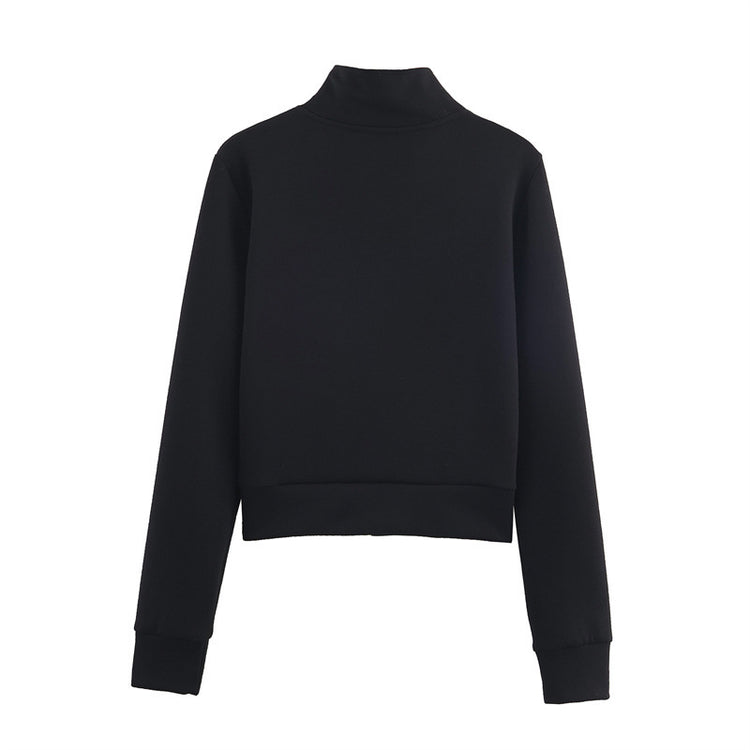 Printed Zipper Hoodie Fleece Pants: Comfort Meets Style in Flare Design - Florence Luxe