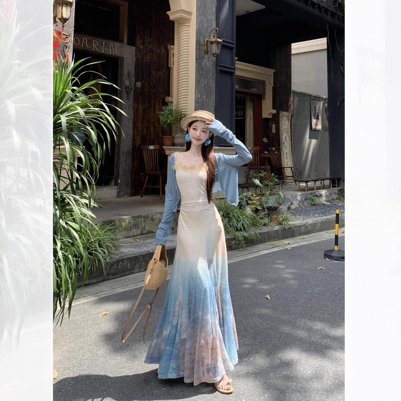 Pure Waist Slimming Dress - Effortless Elegance with Fishtail Midi Fit - Florence Luxe