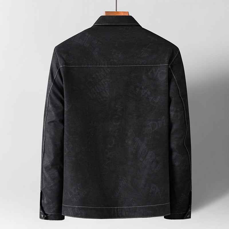Lapel Multi-pocket Single-breasted Fashion Denim Jacket Coat