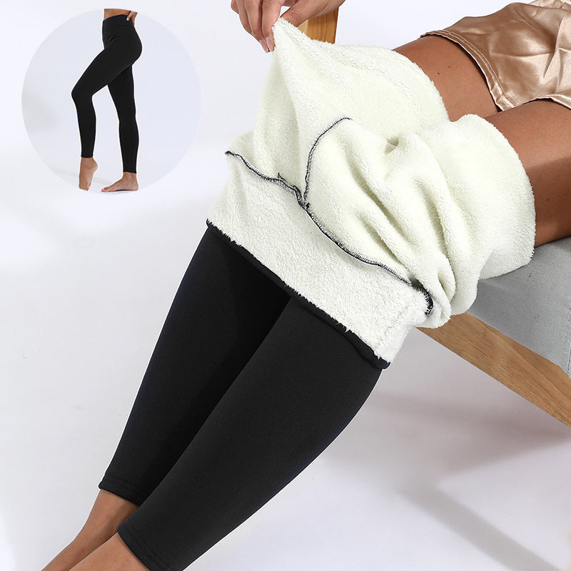 Winter Leggings for Women - Warm Thick High Stretch Lamb Cashmere Skinny Fitness Pants - Florence Luxe