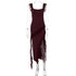 Female Summer Temperament Dress with Stylish Stringy Selvedge Stitching - Florence Luxe
