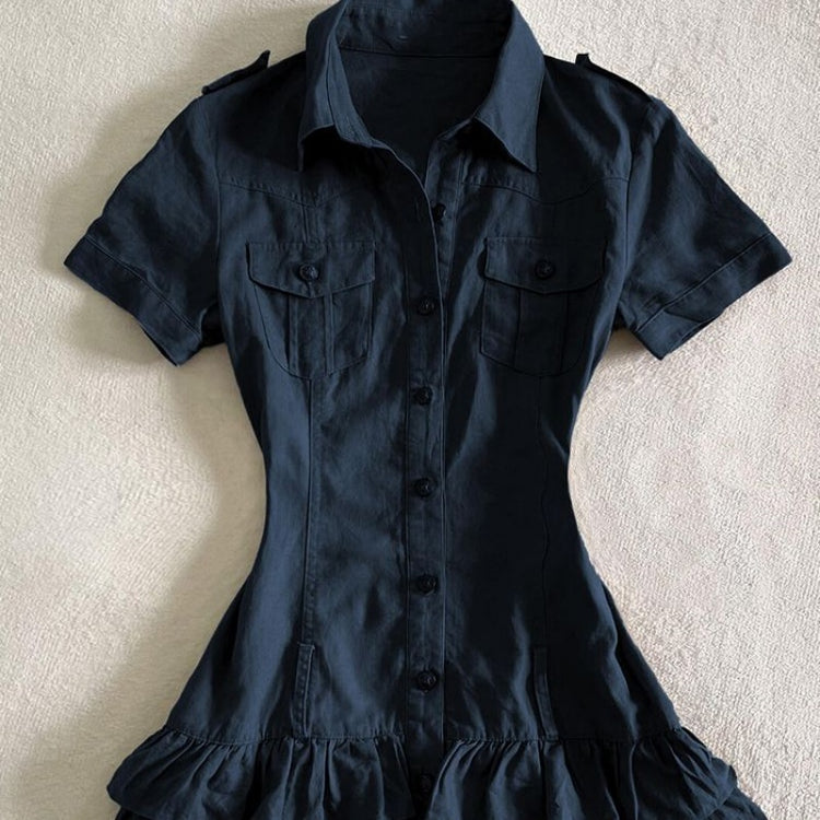 Navy Blue Cake Shirt Women&