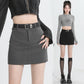 High Waist Petite A-Line Skirt - Hot Girl Split One Step Sheath Style - Florence Luxe