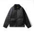 Corduroy Plaid Jacket - Rhombus Cotton-Padded Coat for Ultimate Comfort