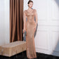 Sequined Slimming Long Dress Women - Flattering Fit for Any Occasion - Florence Luxe