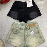 American Retro Denim Shorts Women&