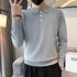 Lapel Long Sleeve Men&