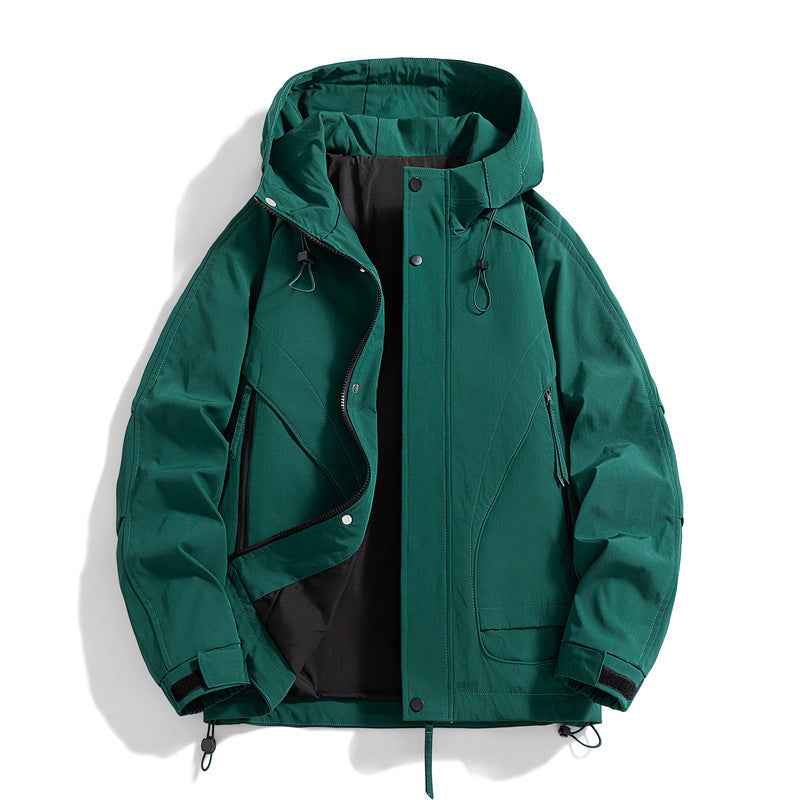 Windproof Warm And Trendy Hooded Jacket