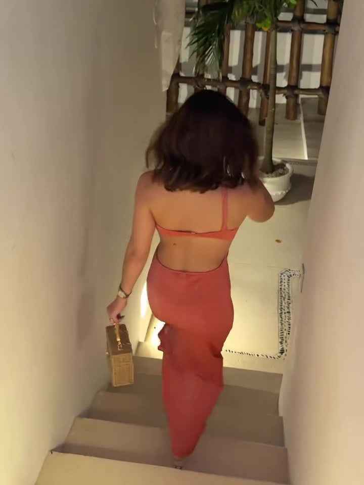 Shiny Cutout Slit Maxi Dress