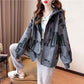 European American Letters Cardigan Coat for Women