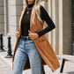 Fashionable Suede Slim-Fit Vest for Women - Retro Elegant Style - Florence Luxe