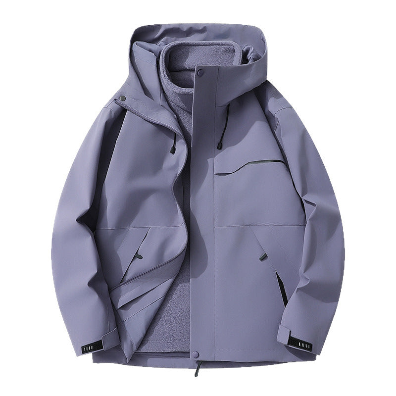 Outdoor Waterproof Jacket Men - Cotton Coat for All Weather Conditions - Florence Luxe