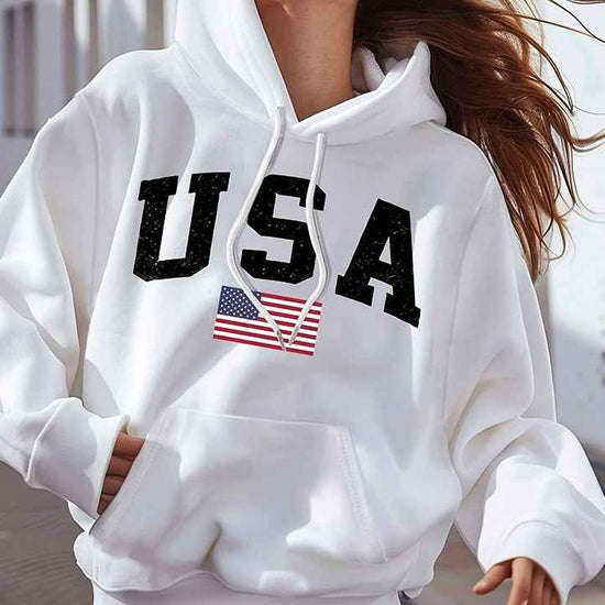 Hooded Hoodie with Printed Top for Stylish Comfort