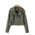 Retro Leather Jacket for Spring and Autumn Fashion - Versatile Style - Florence Luxe