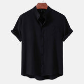 Stand Collar Cardigan for Men - Stylish Casual Shirt