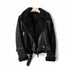 Winter Lapel Suede Jacket - Warm Lamb Wool Coat for Women Motorcycle Outwears - Florence Luxe