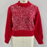 Design Sense Heavy Embroidery Sequins Pullover.