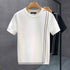 Striped Knitted Summer T-Shirt for Men - Youth Slim Fit High-end Retro Short Sleeve