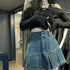 American Hot Girl Denim Skirt - Women&