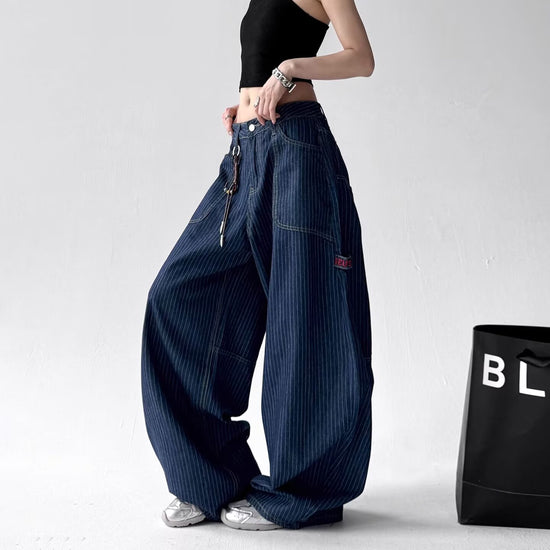 Spring And Autumn High Waist Loose Mop Pants for Slimming Style - Florence Luxe
