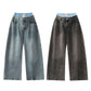 Washed Old Cotton Straight New 2024 Autumn Street Men&
