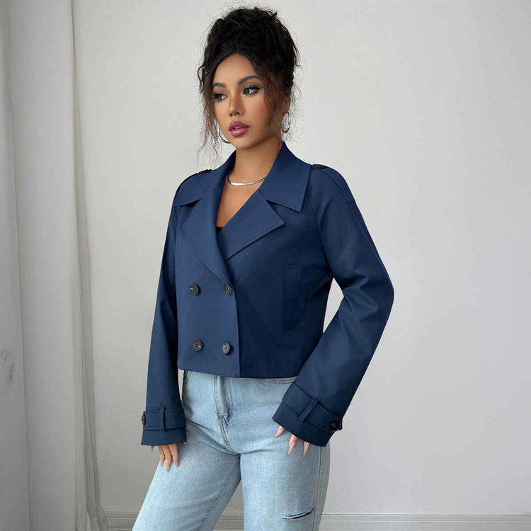 Casual Minimalist Long Sleeve Jacket Vest Coat Women