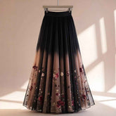 Flab Hiding Printed Skirt for Women - Gentle and Sweet Design