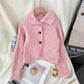 Knitted Cardigan Women - Lapel Single Breasted Casual Irregular Sweater Jacket - Florence Luxe